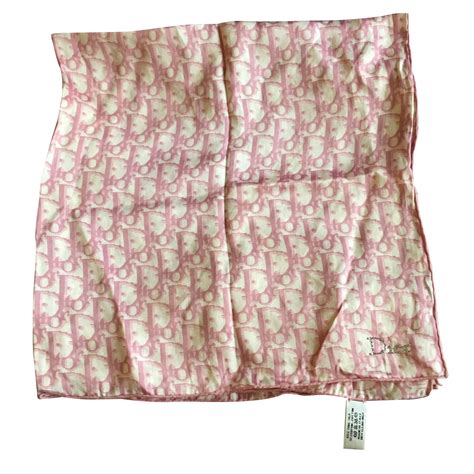 dior pink scarf|designer silk scarf.